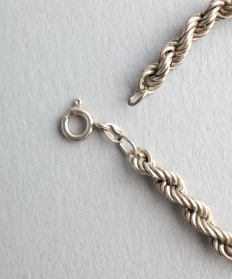 Rope Chain Bracelet / Silver 925