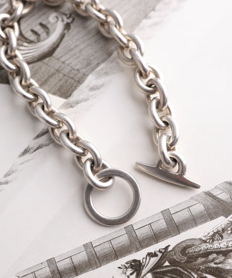 c.1950–60 Denmark Anchor Chain Bracelet / Sterling Silver