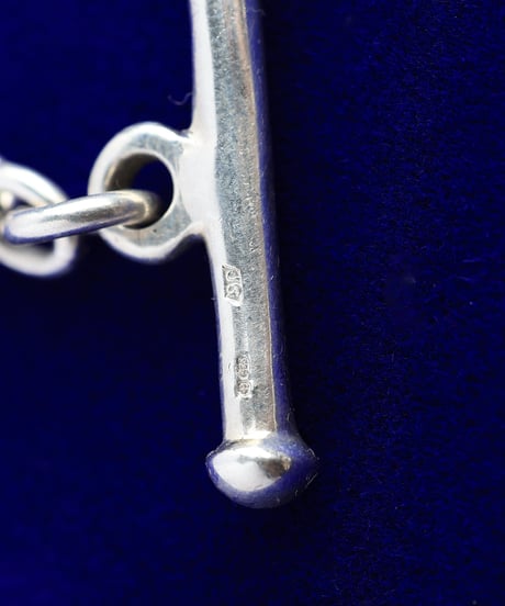 Horse Bit Rolo Chain Bracelet / Silver 925