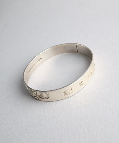 1977 England Birmingham / Hallmarked Bangle / Silver 925