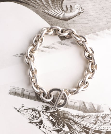 c.1950–60 Denmark Anchor Chain Bracelet / Sterling Silver