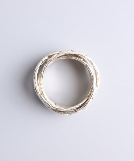 Braided Triple Ring / Silver 925