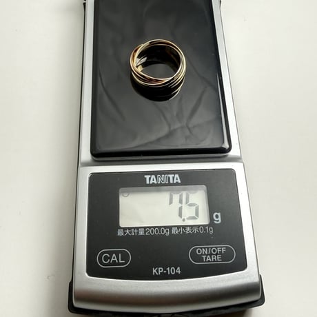 Cartier カルティエ トリニティリング 18K 750 サイズ51 3連リング ゴールド