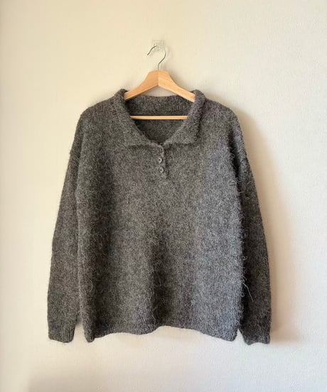 【Pattern】Hairy Knit Pullover