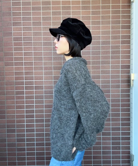 【Pattern】Hairy Knit Pullover