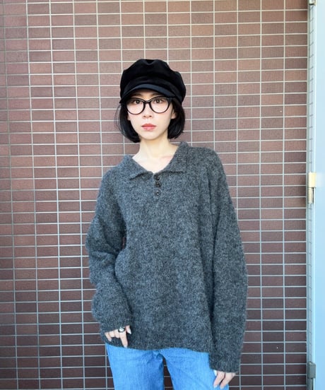 【Pattern】Hairy Knit Pullover