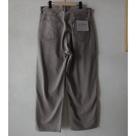 <ENDS and MEANS> Relax fit 5 Pockets Denim Washed -Washed Moca