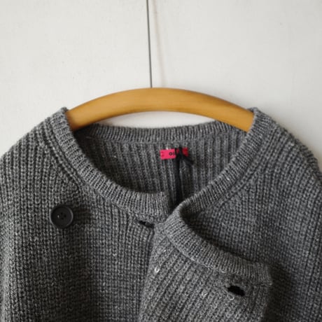 <oira> Knit Jacket (gray)