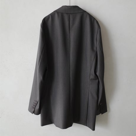 <BISOWN> BRITISH CLASSIC WOOL TAILORED JACKET (BROWN HERRINGBONE)