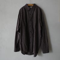<Nikki ESSENTIAL PIECES> Hairy standard Shirt (BROWN CHECK)