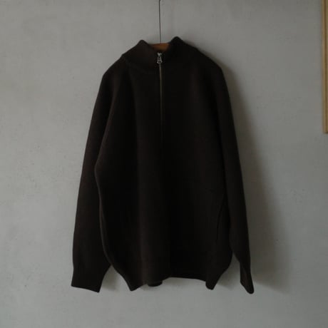 <YOKO SAKAMOTO> DRIVERS KNIT - BROWN