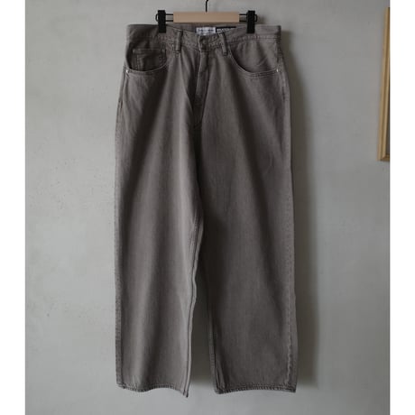 <ENDS and MEANS> Relax fit 5 Pockets Denim Washed -Washed Moca