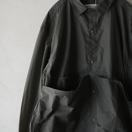 <ENDS and MEANS> Light Shirts Jacket (Swamp Olive)