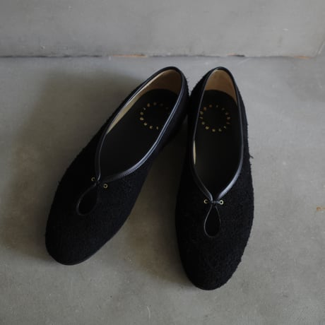 <Post Production> Tear Pumps  Kangaroo-Nibe (Black)