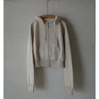 <BISOWN>  AFTER HOODIE  ZIP UP SWEAT - OATMEAL 1