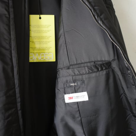 <awasa> インサレーテッドブルゾン  (black)