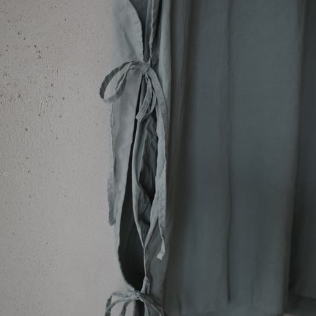 <holk> Vネック サイドリボンベスト　(olive)　1