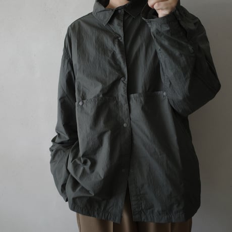 <ENDS and MEANS> Light Shirts Jacket (Swamp Olive)