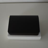 <forme> short wallet  ILCEA×DOUBLE （Black×Brown)