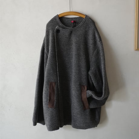 <oira> Knit Jacket (gray)