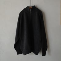 <YOKO SAKAMOTO> DRIVERS KNIT -CHARCOAL GRAY