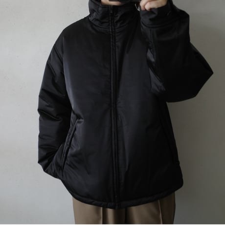 <awasa> インサレーテッドブルゾン  (black)