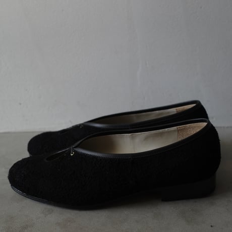 <Post Production> Tear Pumps  Kangaroo-Nibe (Black)