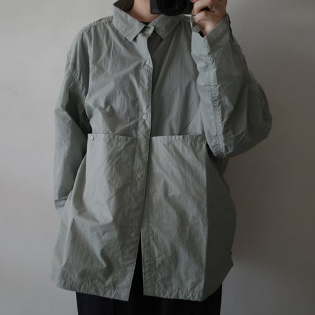 <ENDS and MEANS> Light Shirts Jacket (cloudy Sky)
