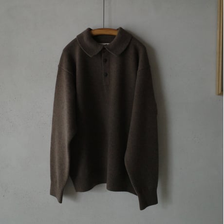 <YOKO SAKAMOTO> KNIT POLO