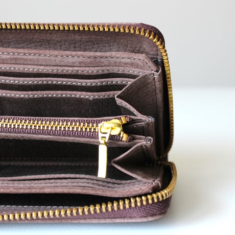 MATT round long wallet　CHOCO