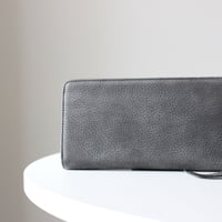 MATT round long wallet　GRAY
