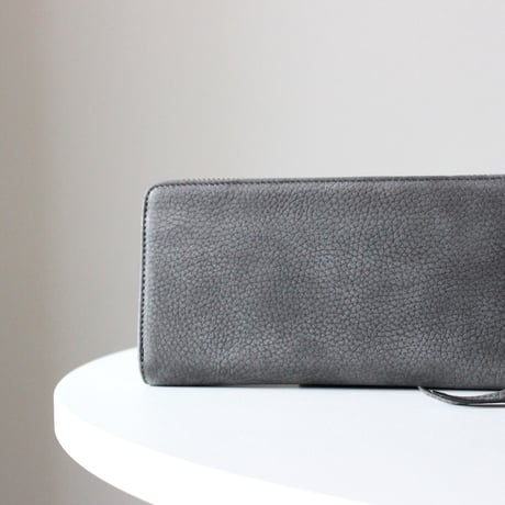 MATT round long wallet　GRAY