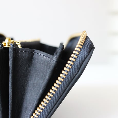 MATT round long wallet　BLACK