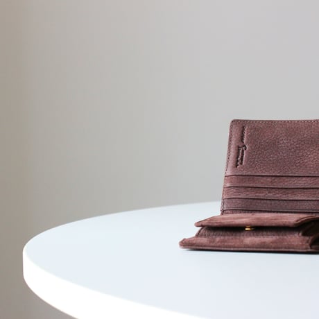 MATT fold wallet　CHOCO