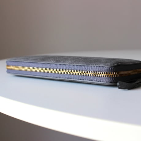 MATT round long wallet　GRAY