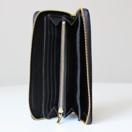 MATT round long wallet　BLACK