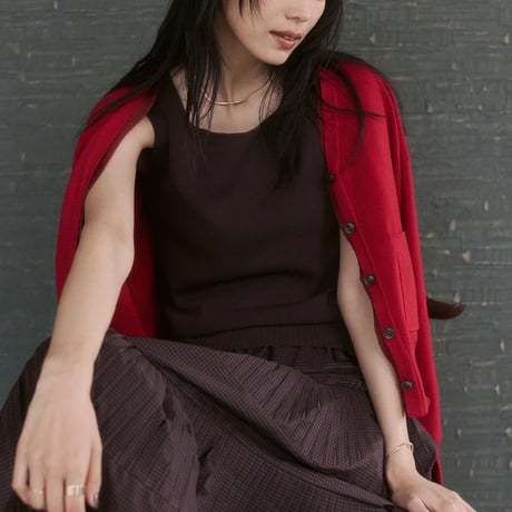 2way knit tank top