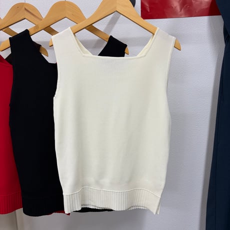2way knit tank top