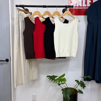 2way knit tank top