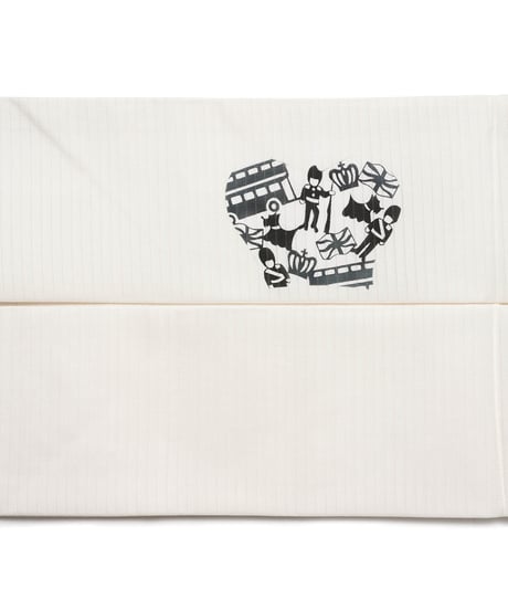 【新品】九寸名古屋帯 夏帯 絽 伊勢型染 ロンドン 白色 [90100121]