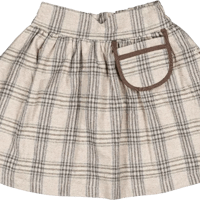 【予約/送料無料】Skirt TOURNON - tartan beige/ Maison Marelle※11月入荷予定