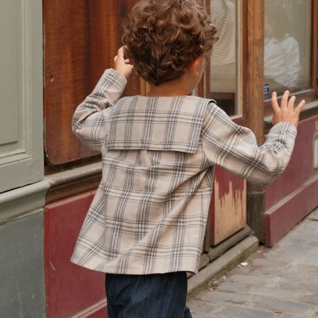 【予約/送料無料】Short SOUFFLOT - blue denim/ Maison Marelle※11月入荷予定