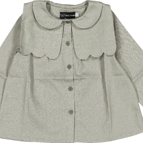 【予約/送料無料】Shirt GRENELLE - sauge linen/ Maison Marelle※11月入荷予定