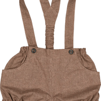 【予約/送料無料】Bloomer straps TERNES - brown houndstooth/ Maison Marelle※11月入荷予定