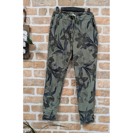 イタリア🇮🇹プリントテバードパンツ[スーパーストレッチ][29.600円]