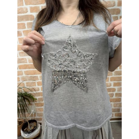 イタリア■　ガーメントウォッシュTシャツ、[期間限定]12.980円　30%オフ