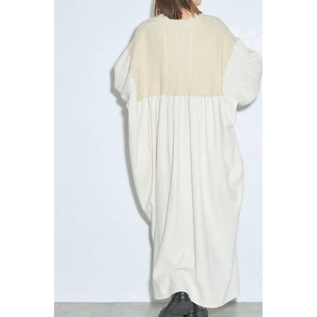 「新作入荷」人気アイテム今年も入荷　コーデュロイニットドッキングロングワンピース