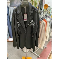 [再入荷]インポート(イタリアアート系)袖前身頃ダメージジャケット