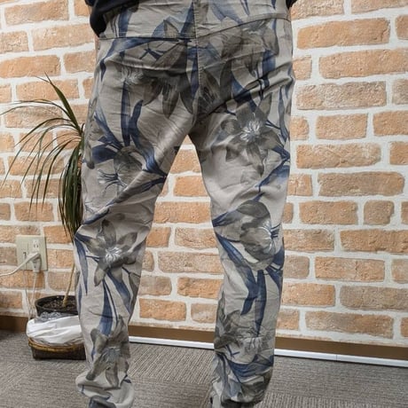 イタリア🇮🇹プリントテバードパンツ[スーパーストレッチ][29.600円]