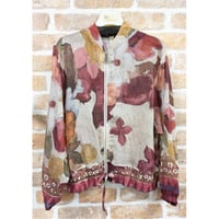 イタリア　シアープリントブルゾン(¥39600)